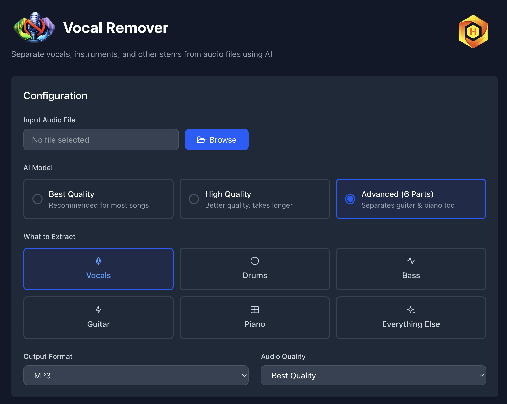 Vocalify Interface